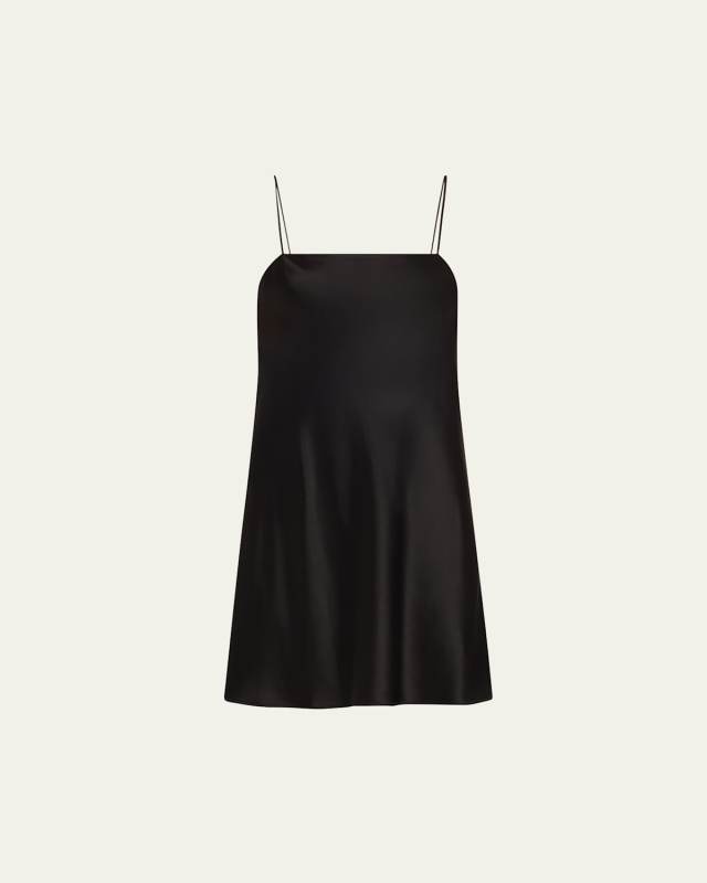 Noelie Cowl-Back Mini Dress